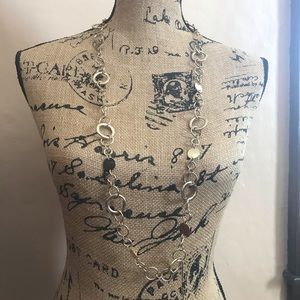 New York & Company Gold Rings Necklace